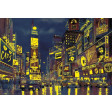 PUZZLE 1000 PZ NEW YORK FLUORESCENT - HIGH QUALITY COLLECTION cod. 39249