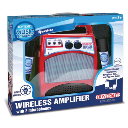 AMPLIFICATORE WIRELESS C/2 MICROFONI MP3 486000